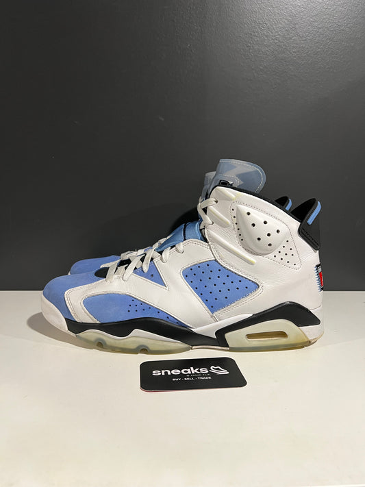 USED Air Jordan 6 Retro UNC Home CT8529-410 SIZE 12M NO BOX SP25-076
