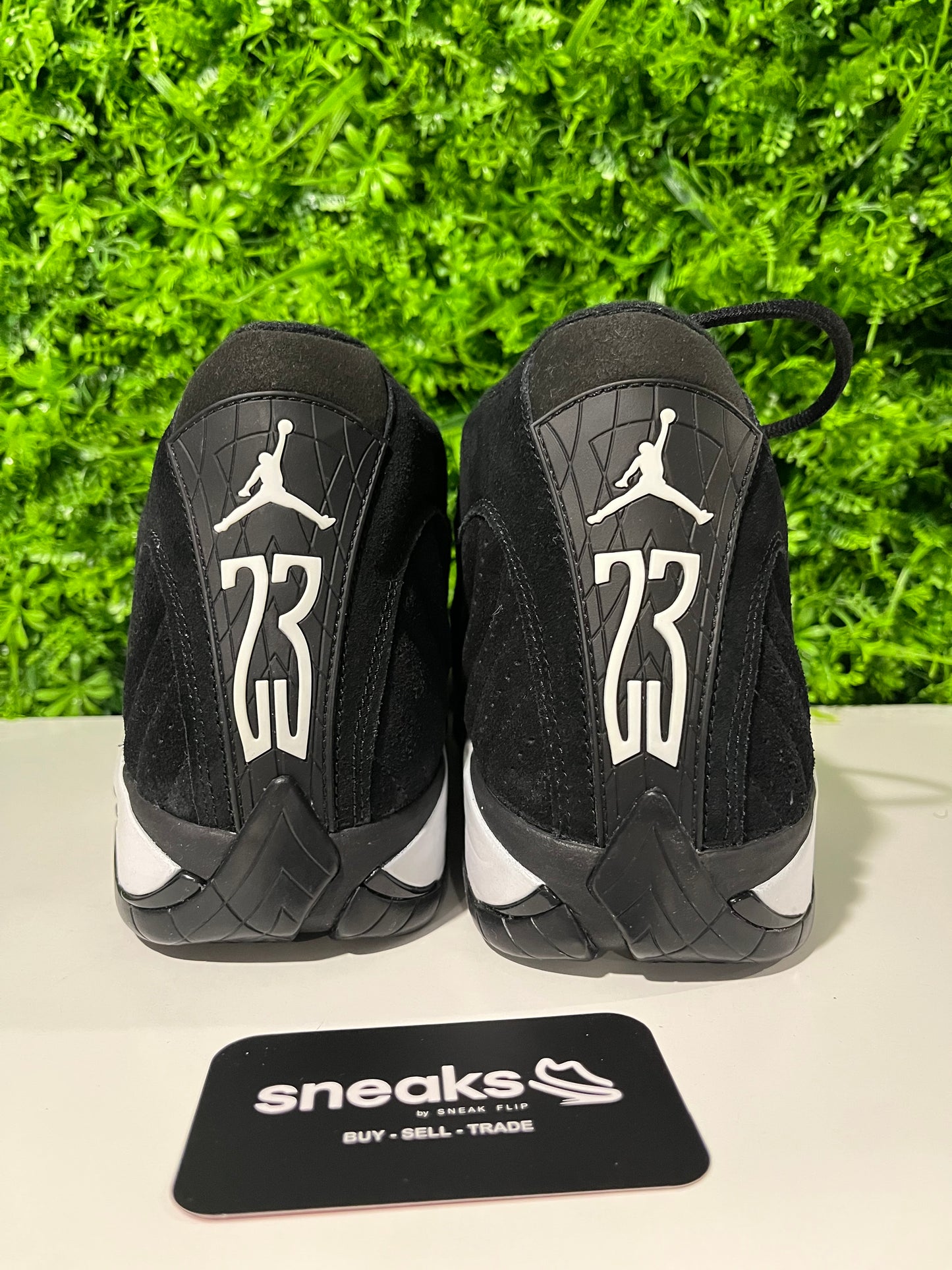 USED Air Jordan 14 Retro Black White 487471-016 SIZE 11.5M OG ALL