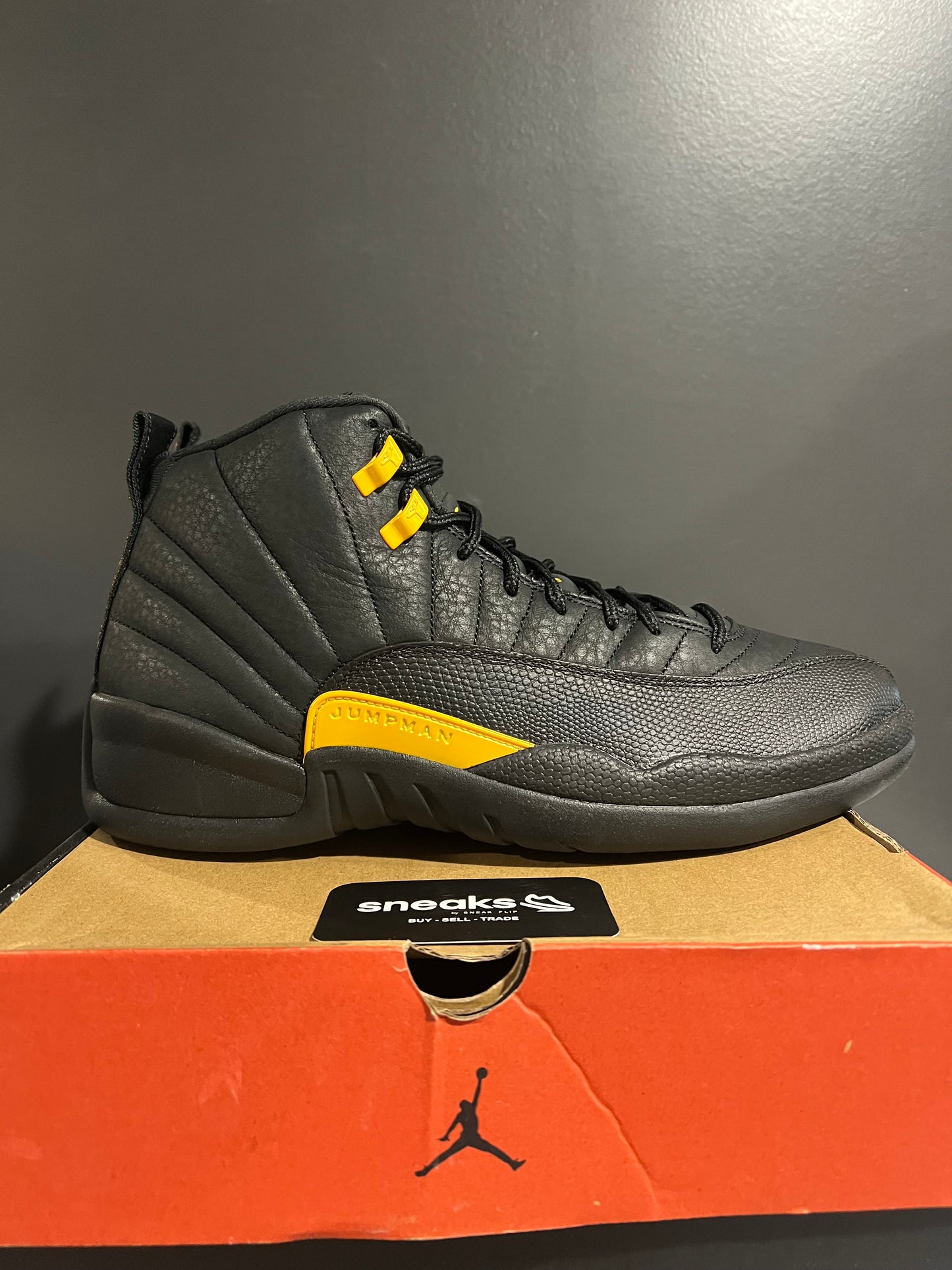 NEW Air Jordan 12 Retro Black Taxi CT8013-071 SIZE 13M OG ALL AG25-238