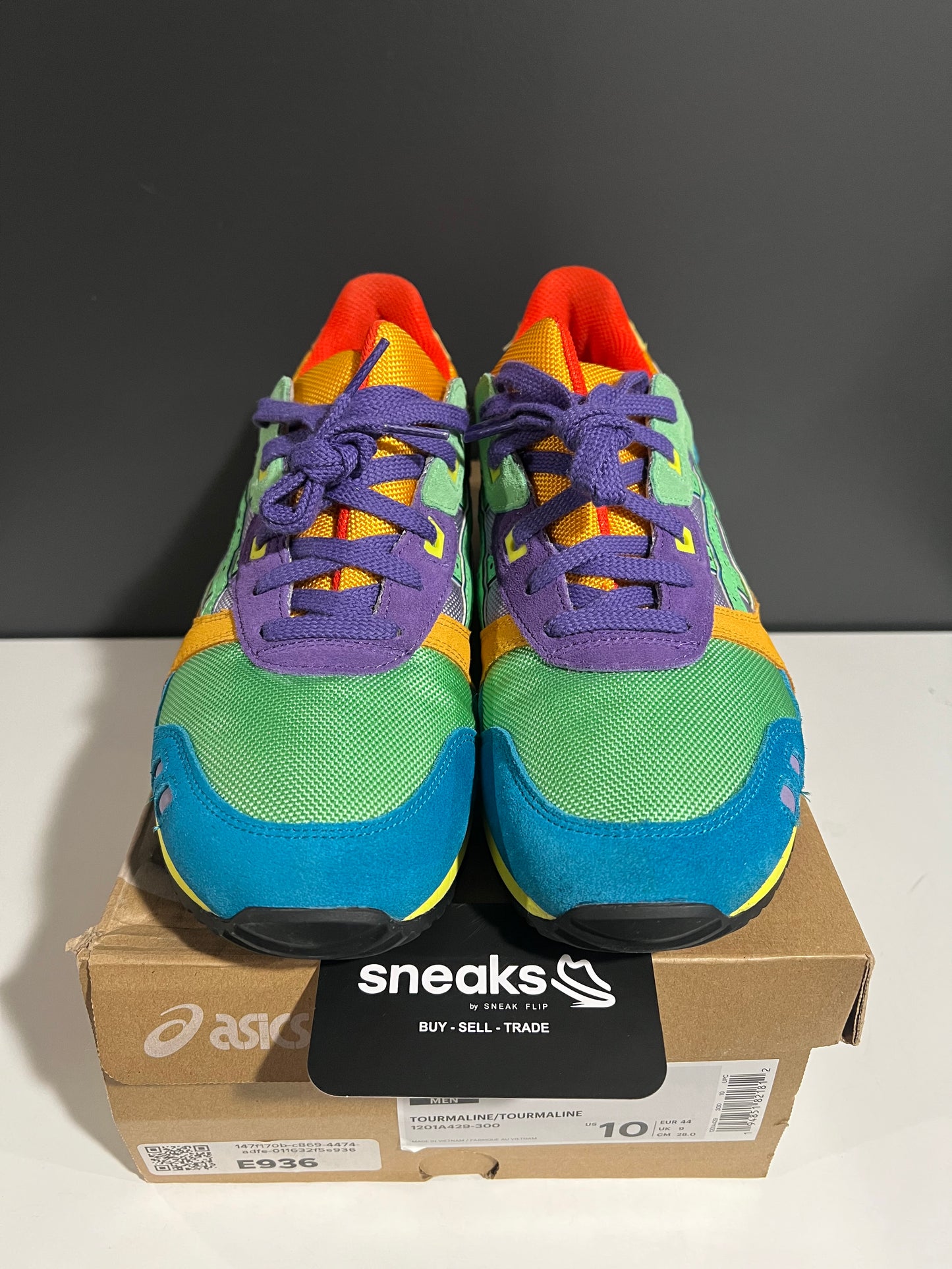 USED ASICS Gel‑Lyte III OG Day Lyte Pack Tourmaline 1201A429-300 SIZE 10M OG ALL JY25-246