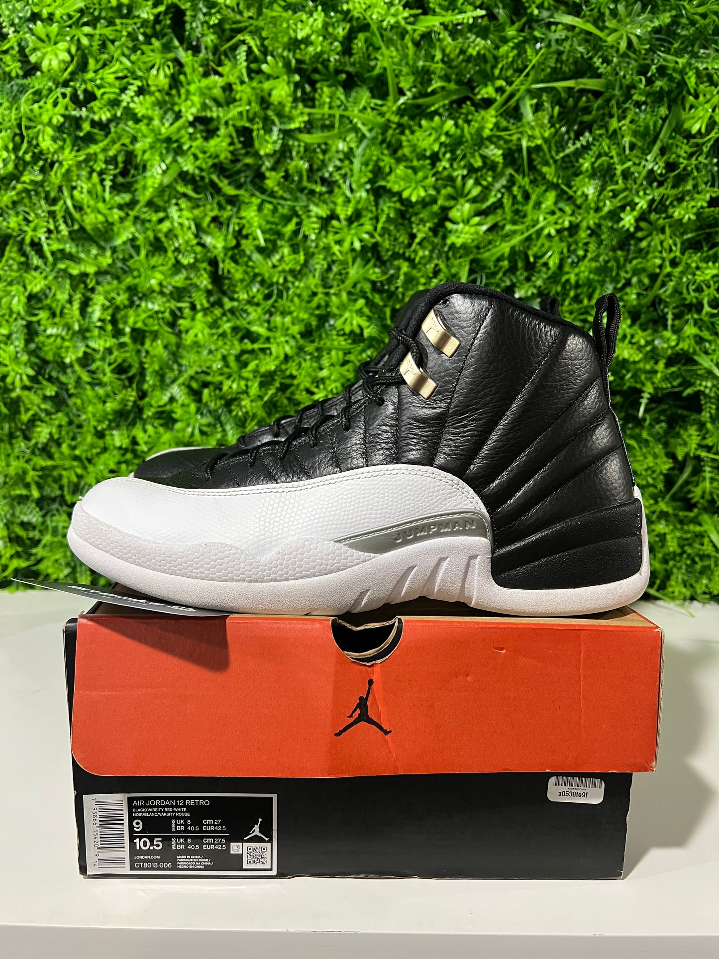 USED Air Jordan 12 Retro Playoff 2022 CT8013-006 SIZE 9M OG ALL