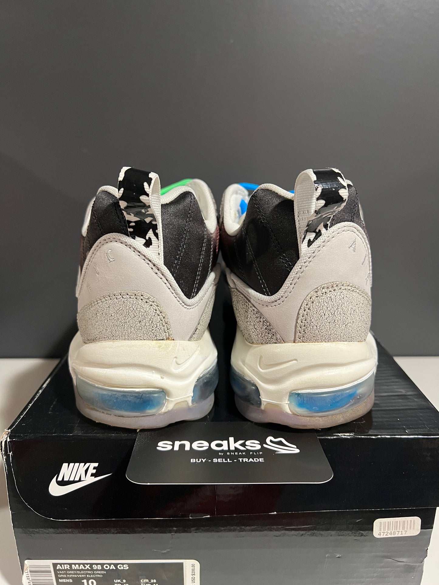 USED Air Max 98 On Air NYC La Mezcla CI1502-001 SIZE 10M OG ALL JY25-66