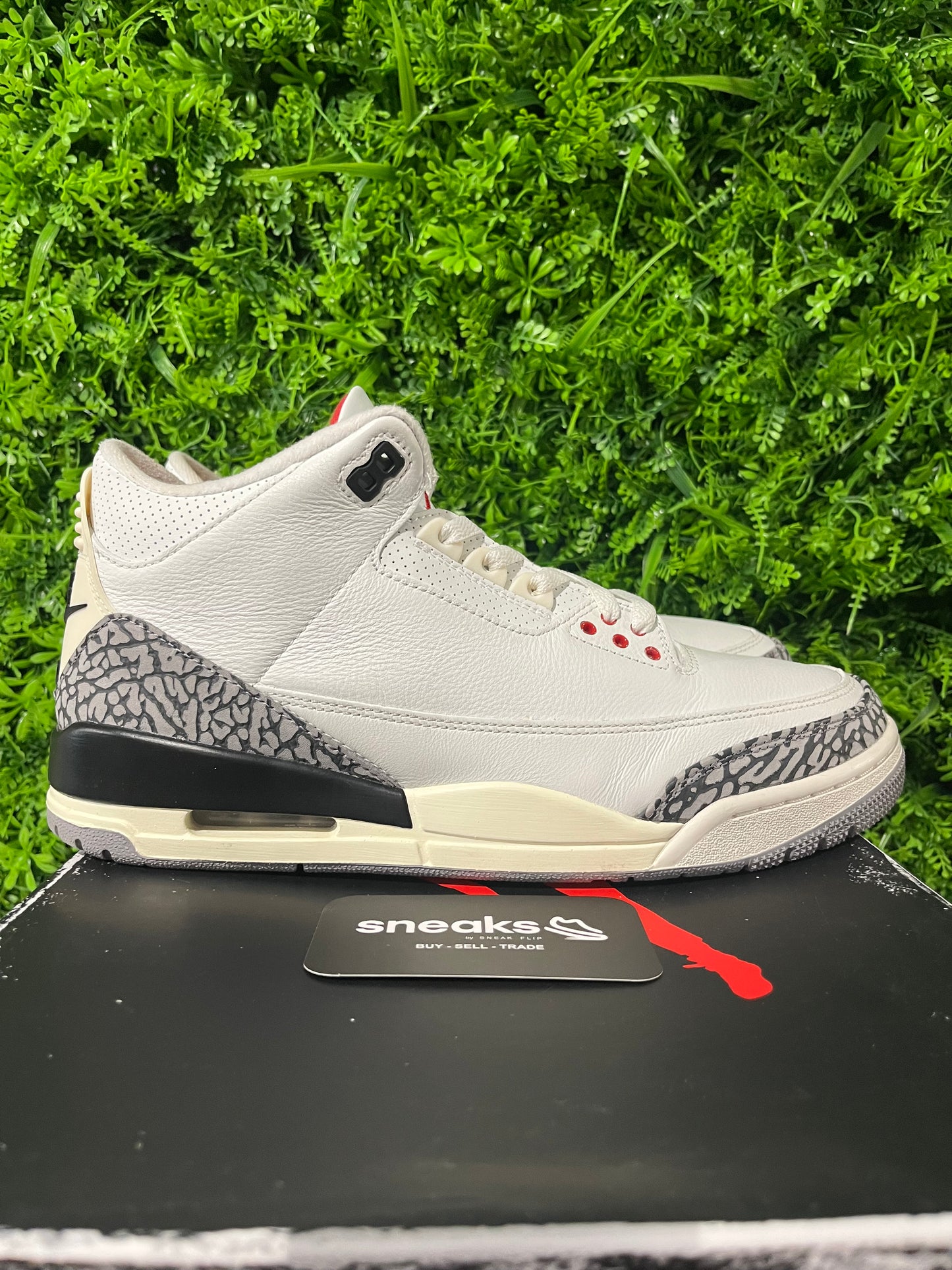 USED Air Jordan 3 Retro White Cement Reimagined DN3707-100 SIZE 10.5M OG ALL #1
