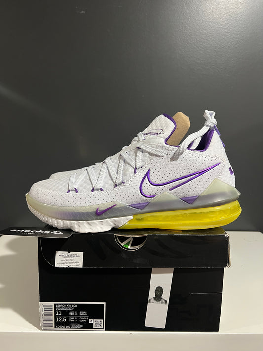 NEW Nike LeBron 17 Low Lakers CD5007-102 SIZE 11M OG ALL JY25-214