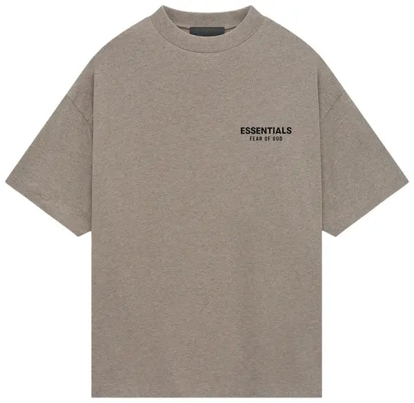 NEW Fear of God Essentials Jersey Crewneck Tee Heather Grey 125HO244369F