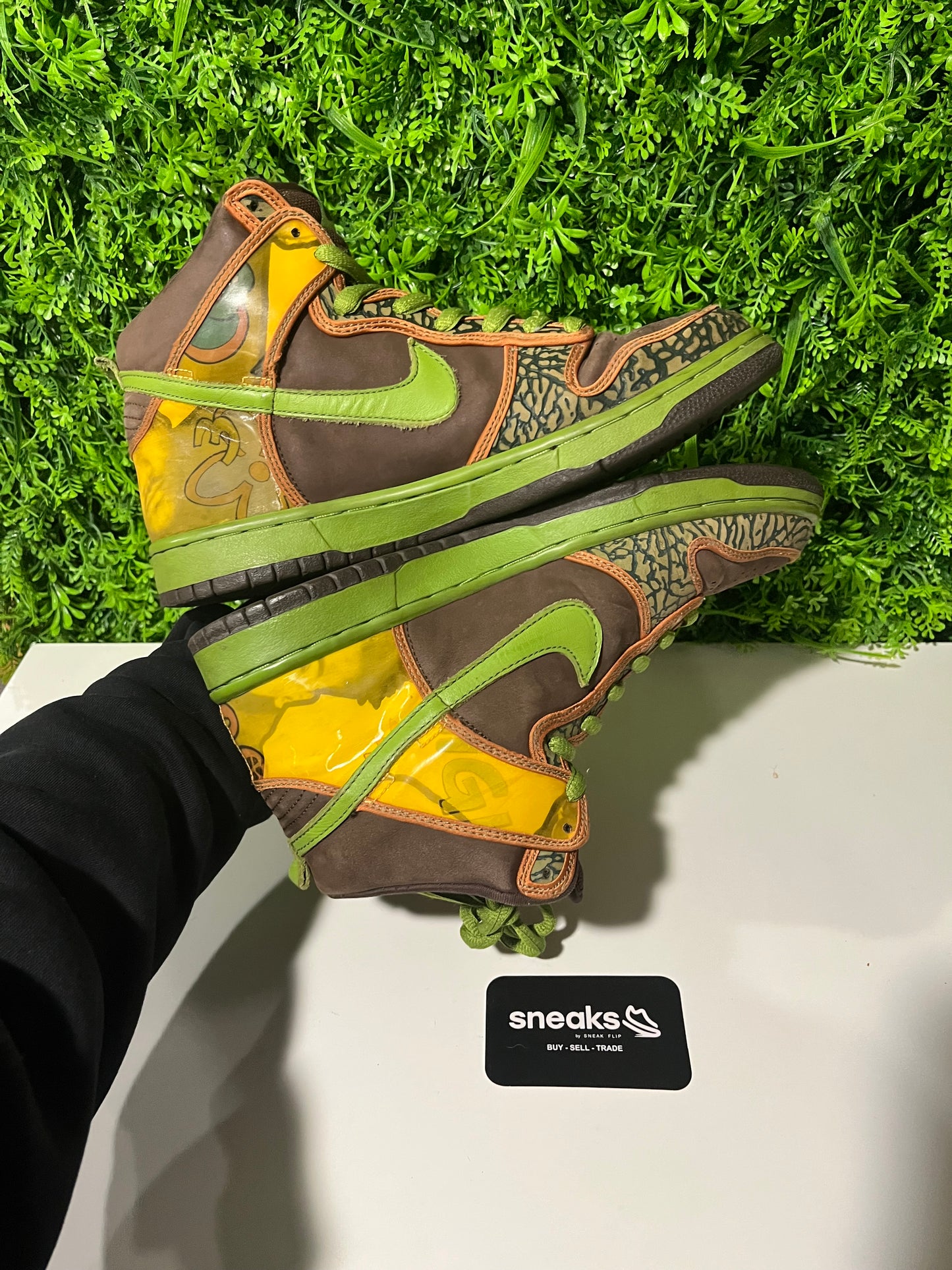 USED Dunk High Pro SB De La Soul 305050-231 SIZE 9.5M NO BOX