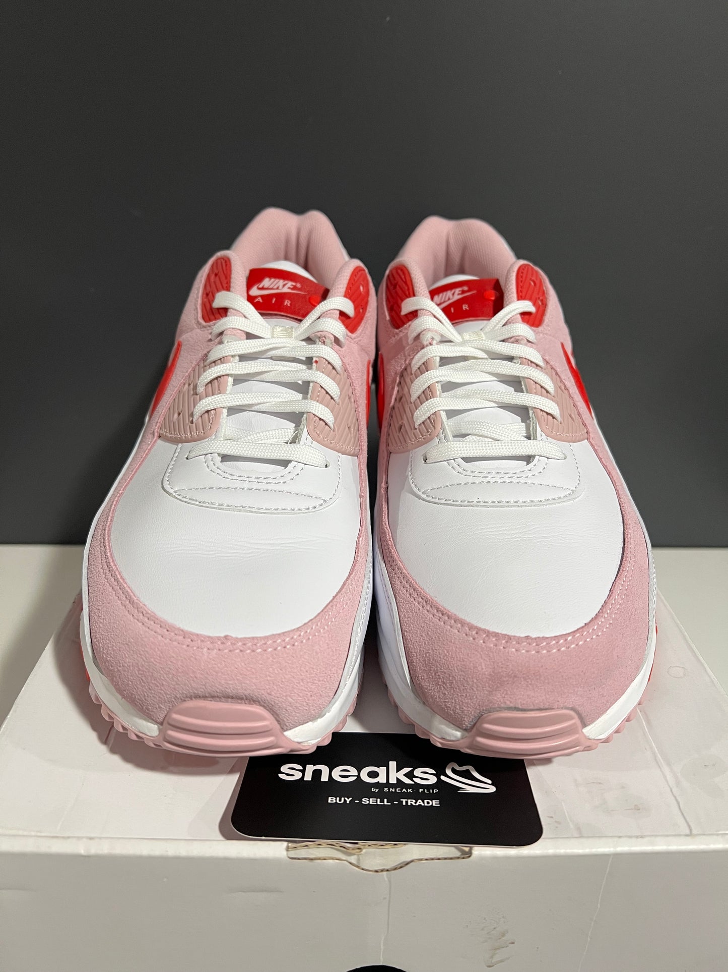 USED Wmns Air Max 90 Love Letter DD8029-100 SIZE 14M OG ALL