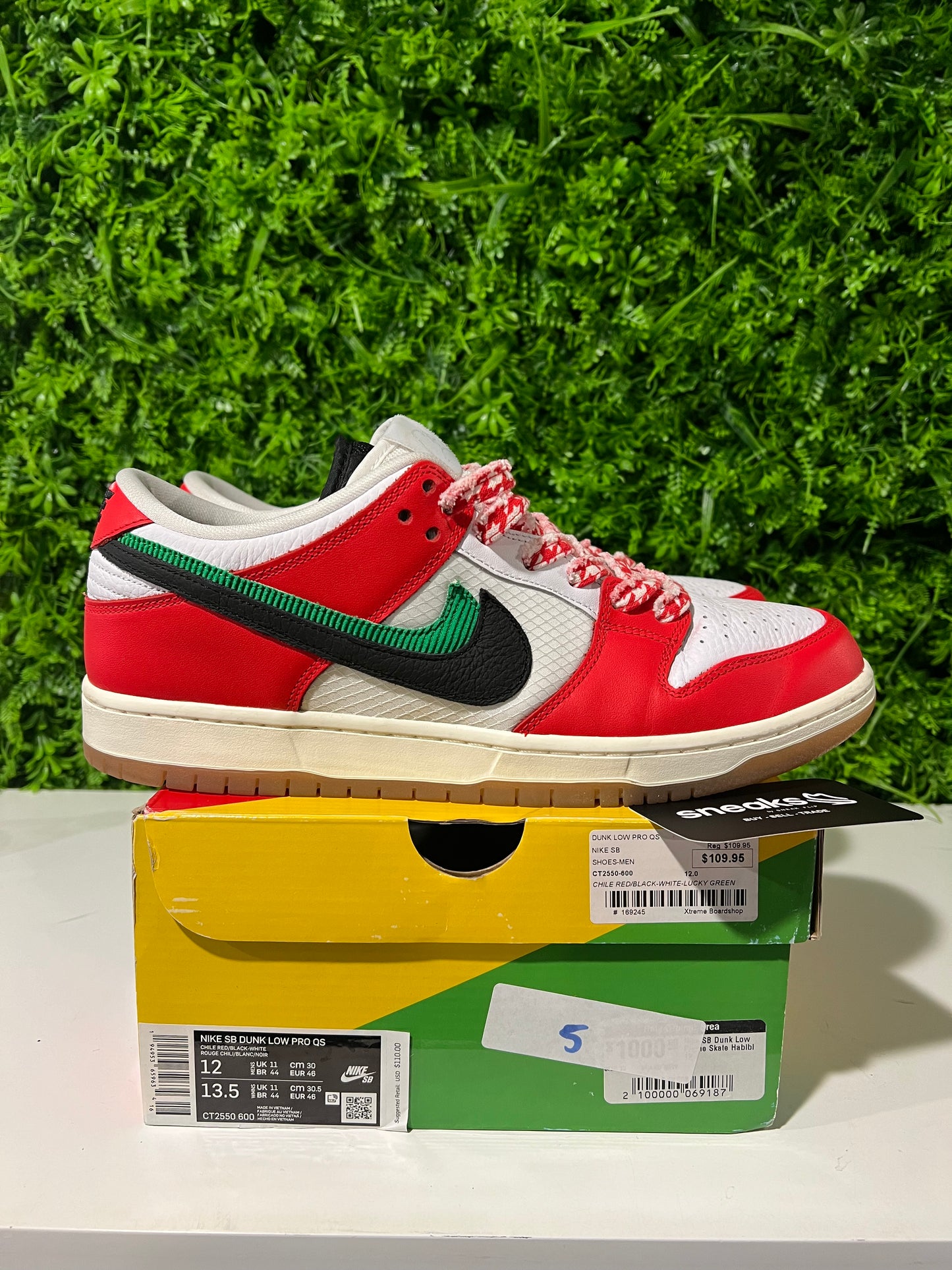 USED Frame Skate x Dunk Low SB Habibi CT2550-600 SIZE 12M OG ALL