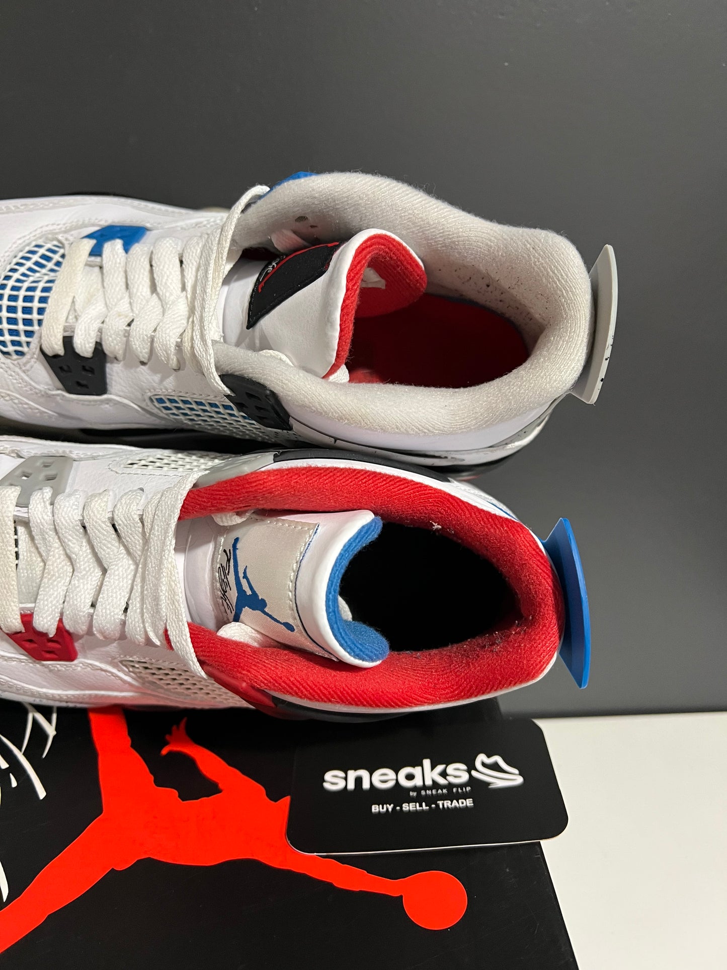 USED Air Jordan 4 Retro SE GS What The 4 408452-146 SIZE 6.5Y OG ALL AG25-353
