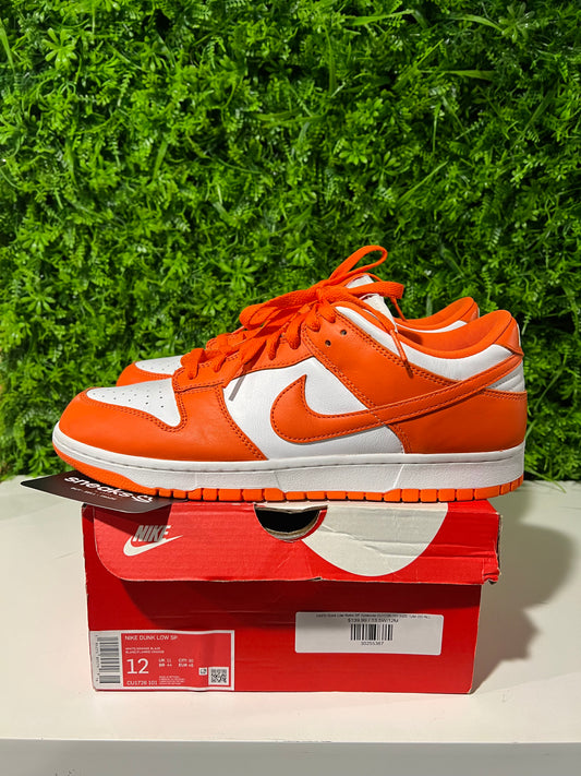 USED Dunk Low Retro SP Syracuse CU1726-101 SIZE 12M OG ALL