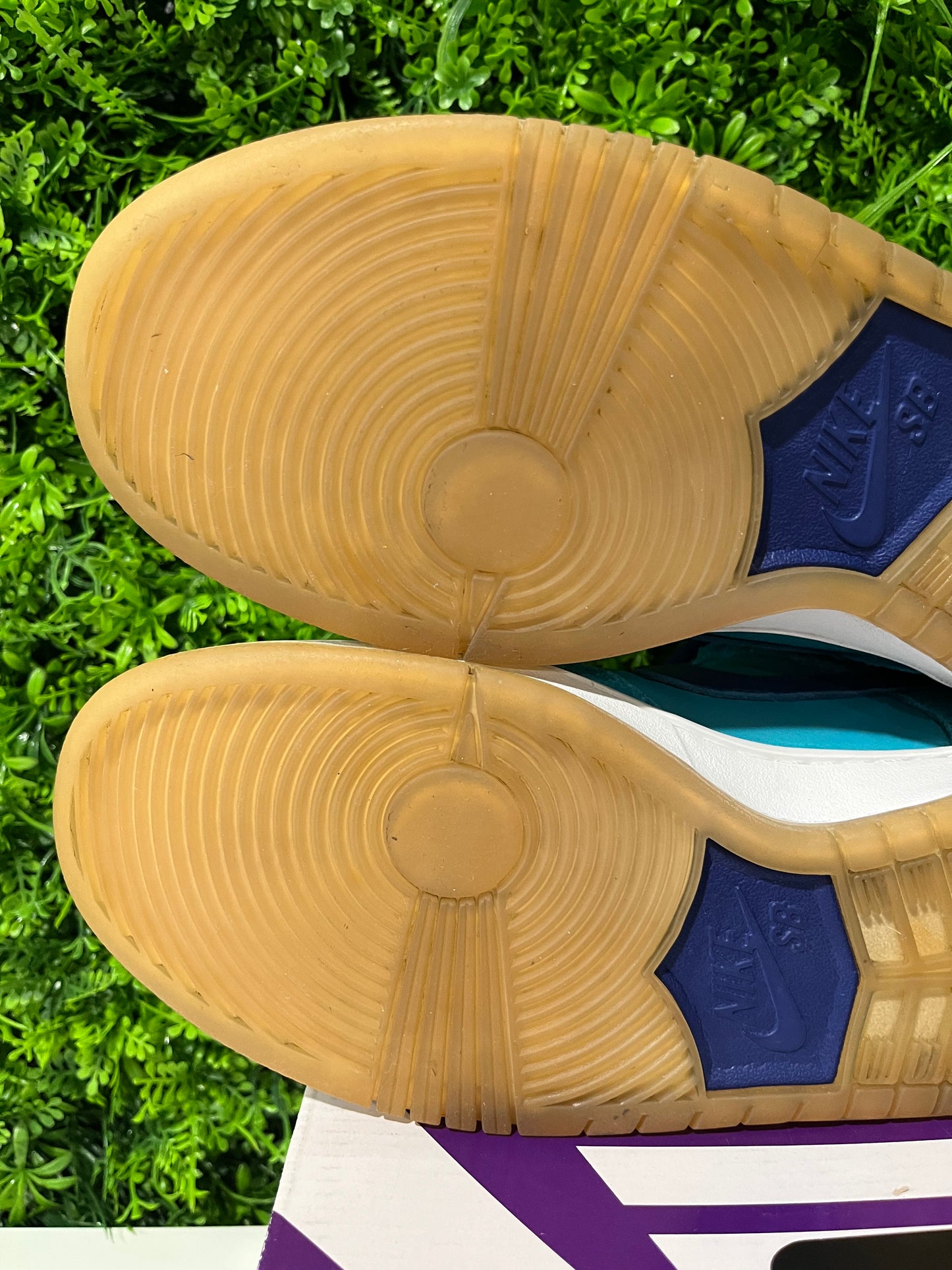 USED Dunk Low SB Blue Fury BQ6817-400 SIZE 8.5M OG ALL
