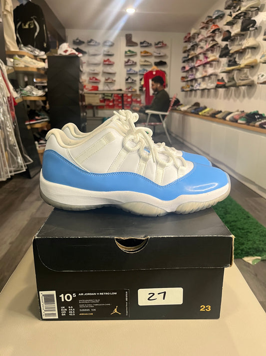 Air Jordan 11 Retro Low UNC 528895-106 SIZE 10.5M USED