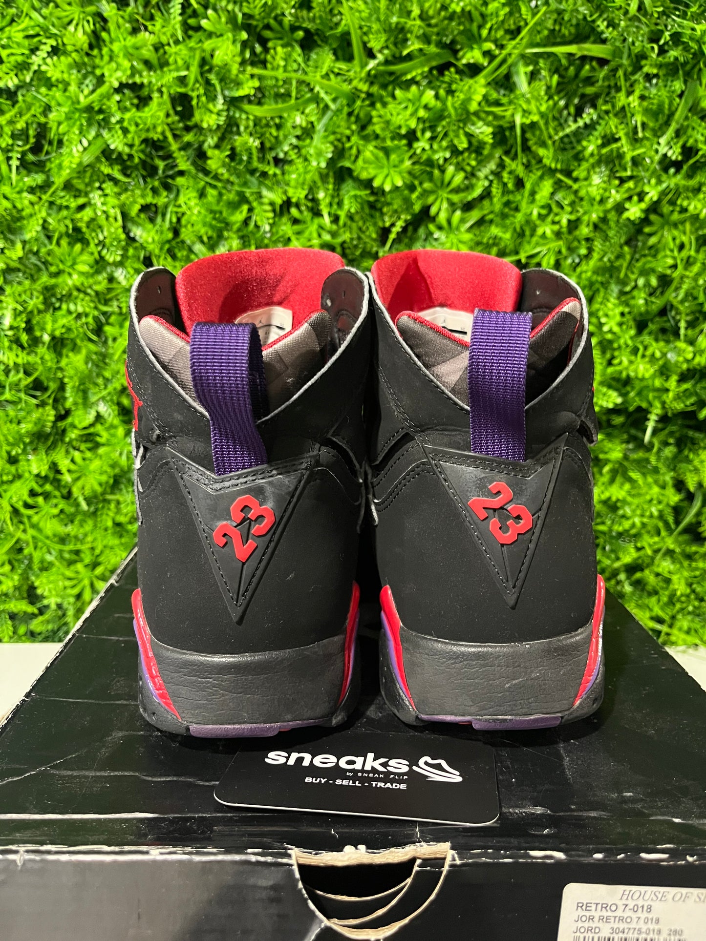 USED Air Jordan 7 Retro Raptor 2012 304775-018 SIZE 12M OG ALL