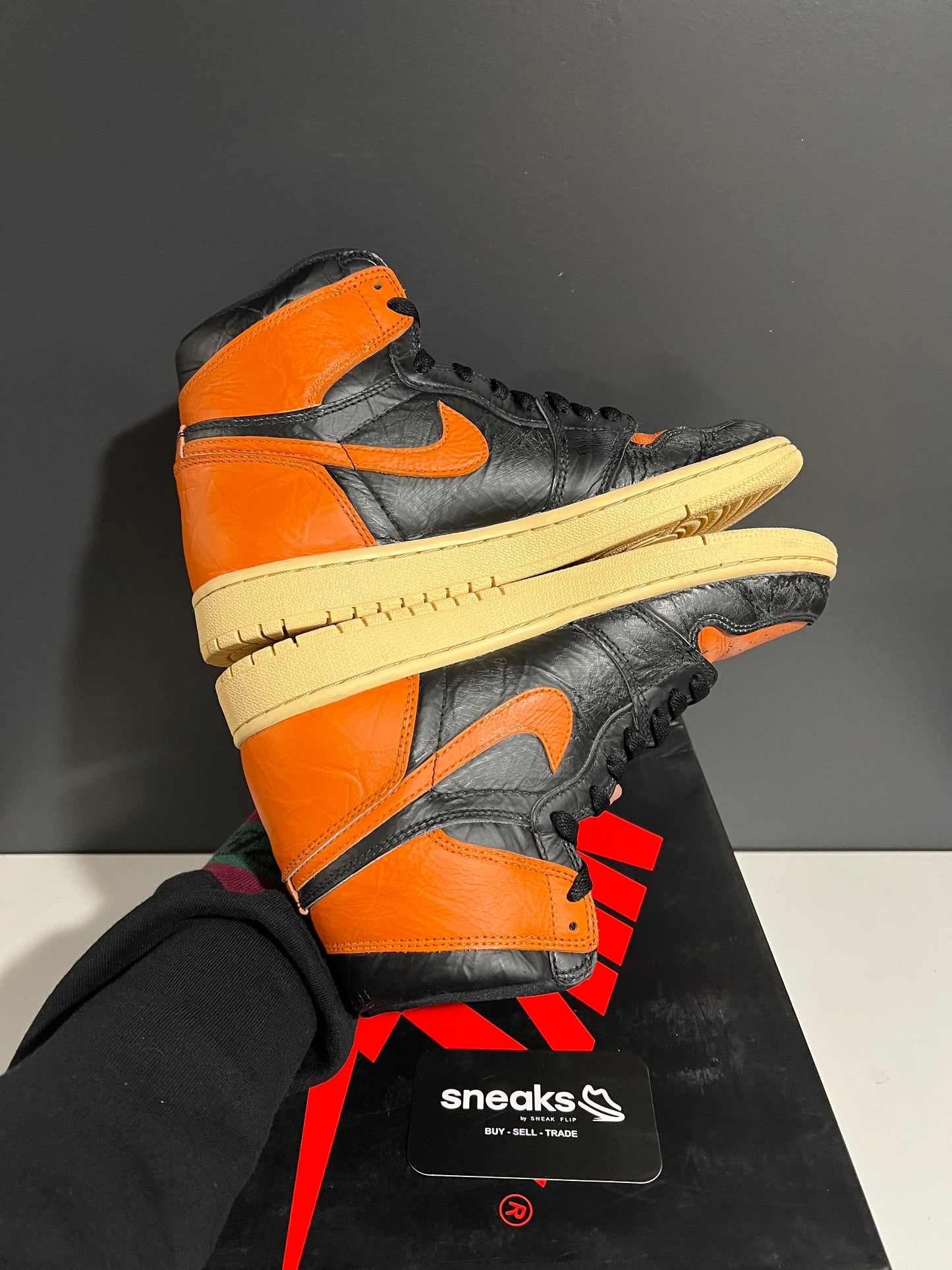 USED Air Jordan 1 Retro High OG Shattered Backboard 3.0 555088-028 SIZE 7.5M OG ALL AG25-378