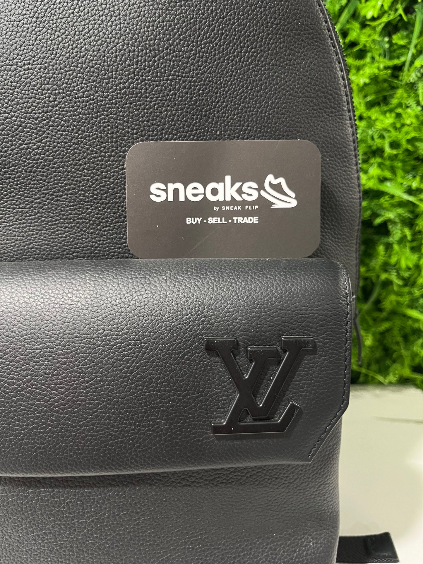 USED Louis Vuitton Takeoff Backpack M57079 Black NO BOX ONLY BACKPACK ONLY
