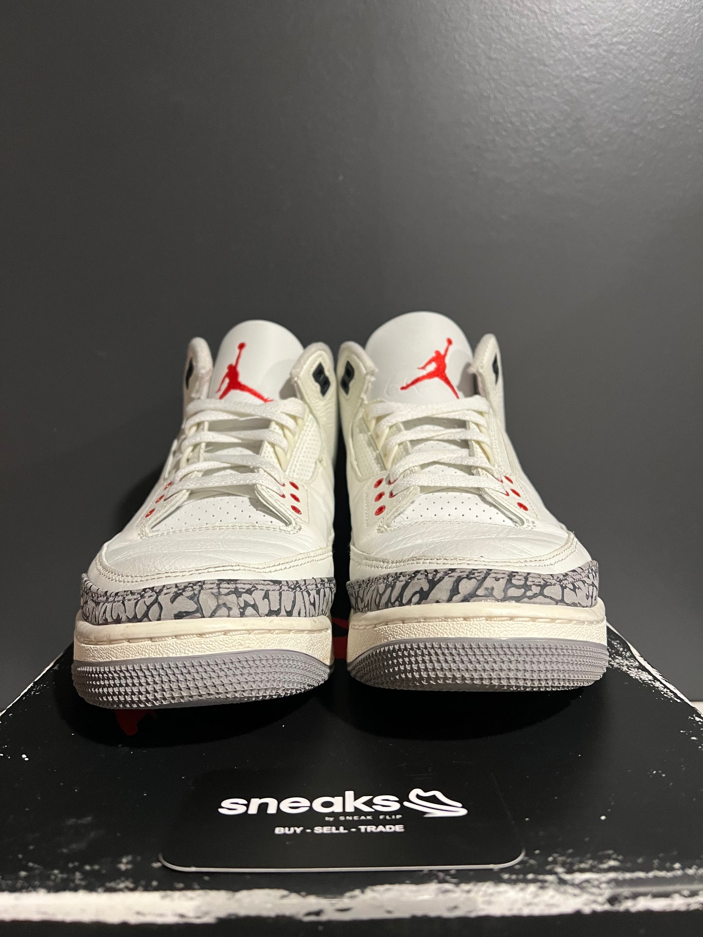 USED Air Jordan 3 Retro 'White Cement Reimagined' DN3707 100 SIZE 9M OG ALL AG25-170