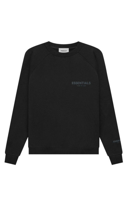 NEW Fear of God Essentials Summer Core Crew Sweat Black