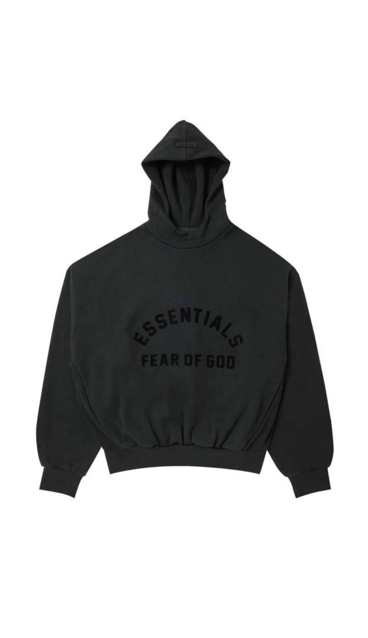 NEW Fear of God Essentials Hoodie Jet Black