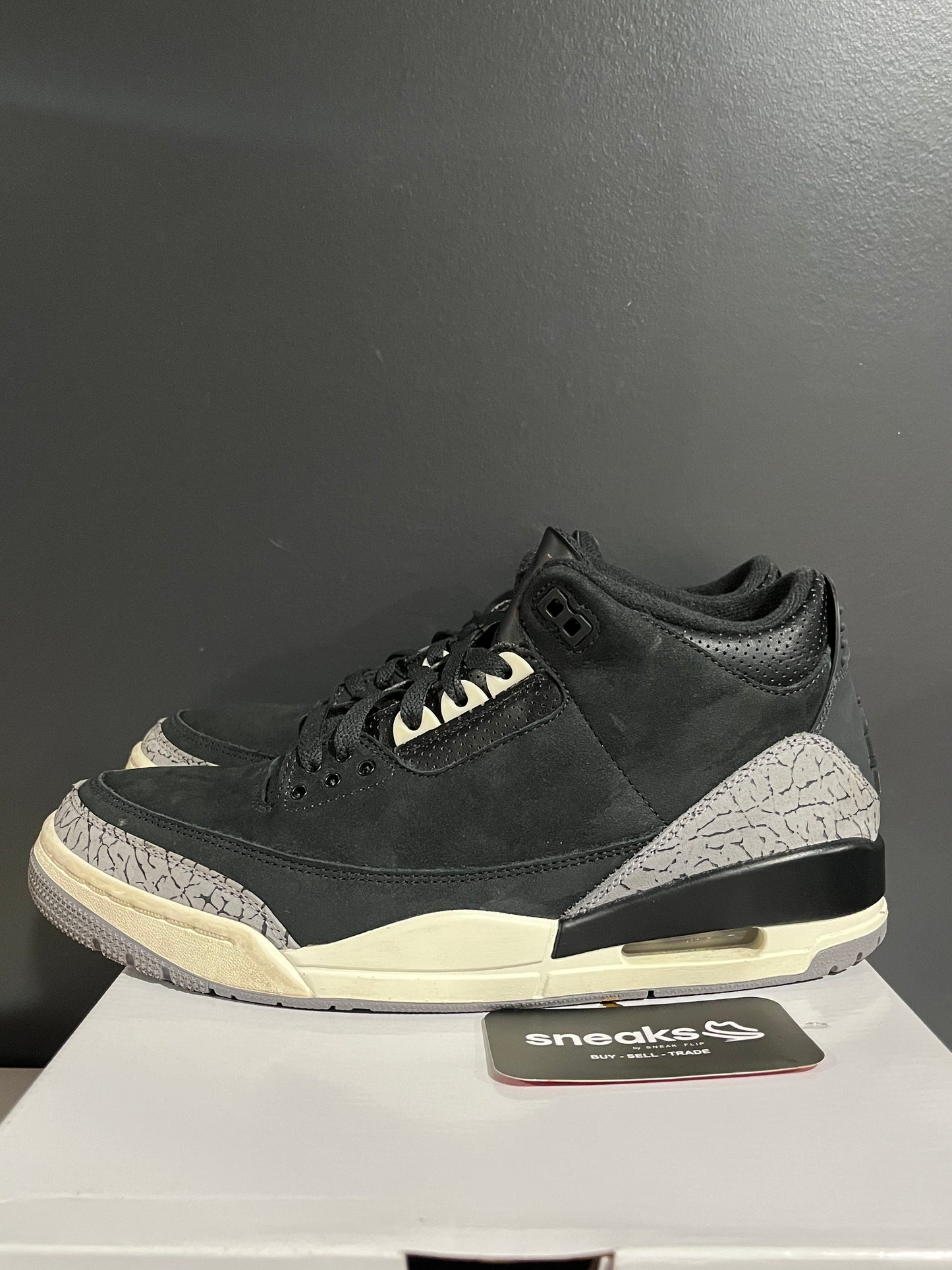 USED Wmns Air Jordan 3 Retro Off Noir CK9246-001 SIZE 9.5Y OG ALL SP25-155