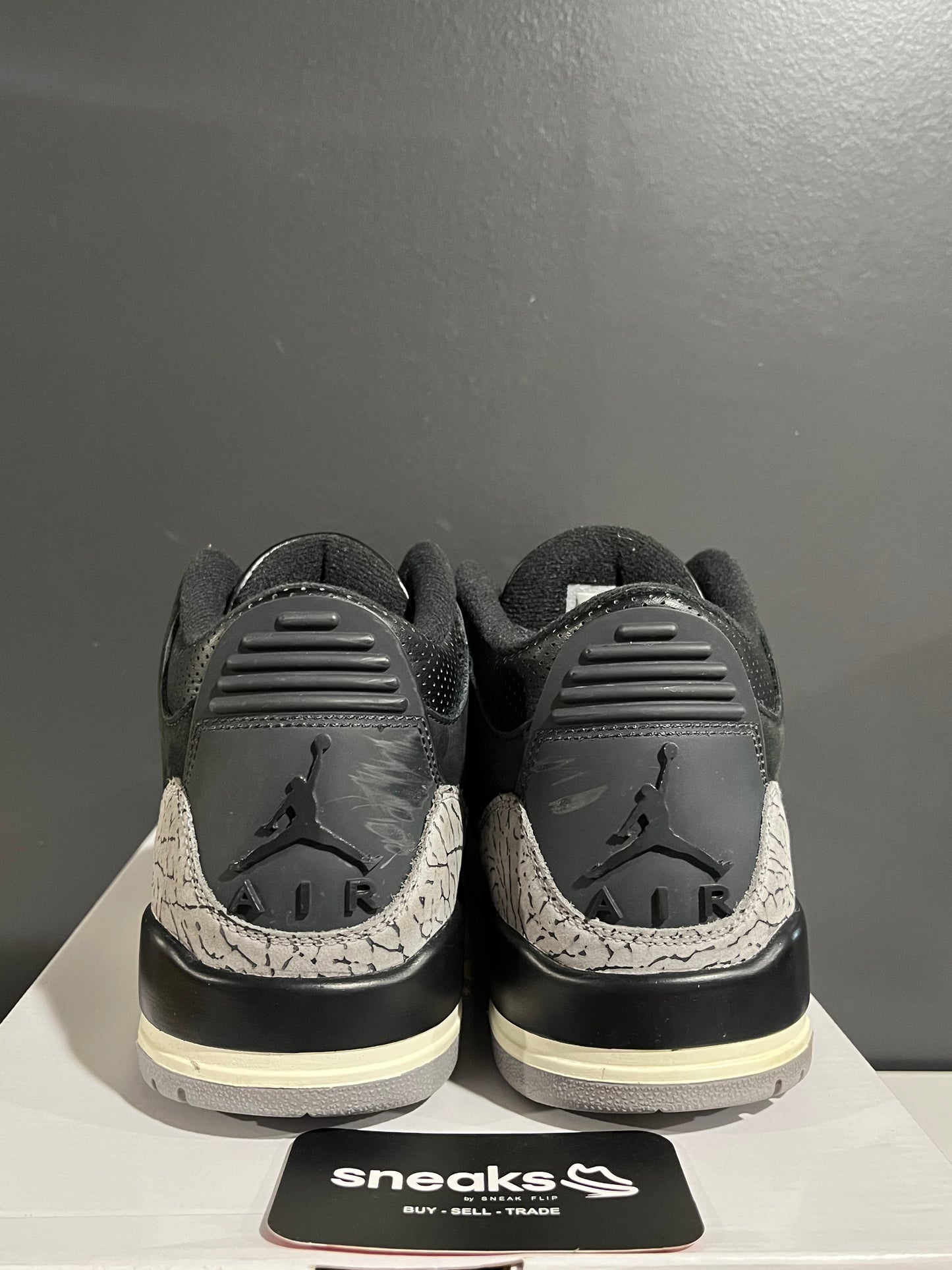 USED Wmns Air Jordan 3 Retro Off Noir CK9246-001 SIZE 9.5Y OG ALL SP25-155