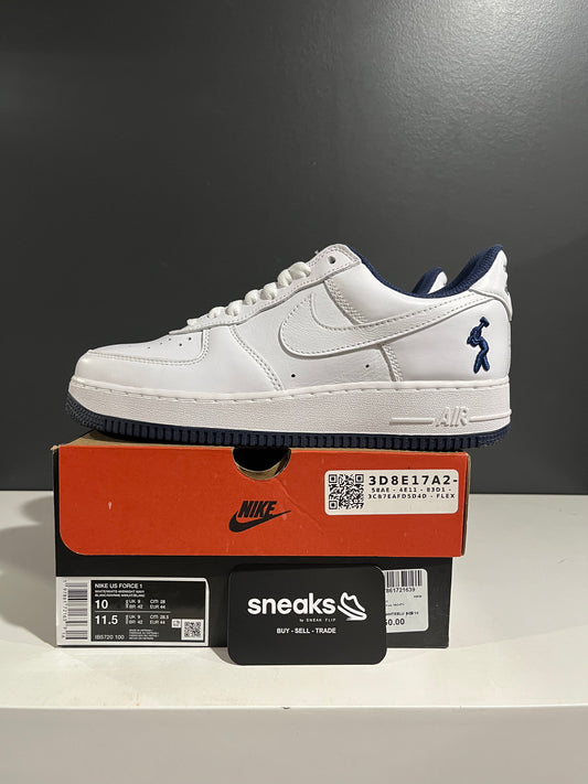 USED Lil Yachty x Air Force 1 Low Concrete Boys IB5720-100 SIZE 10M OG ALL