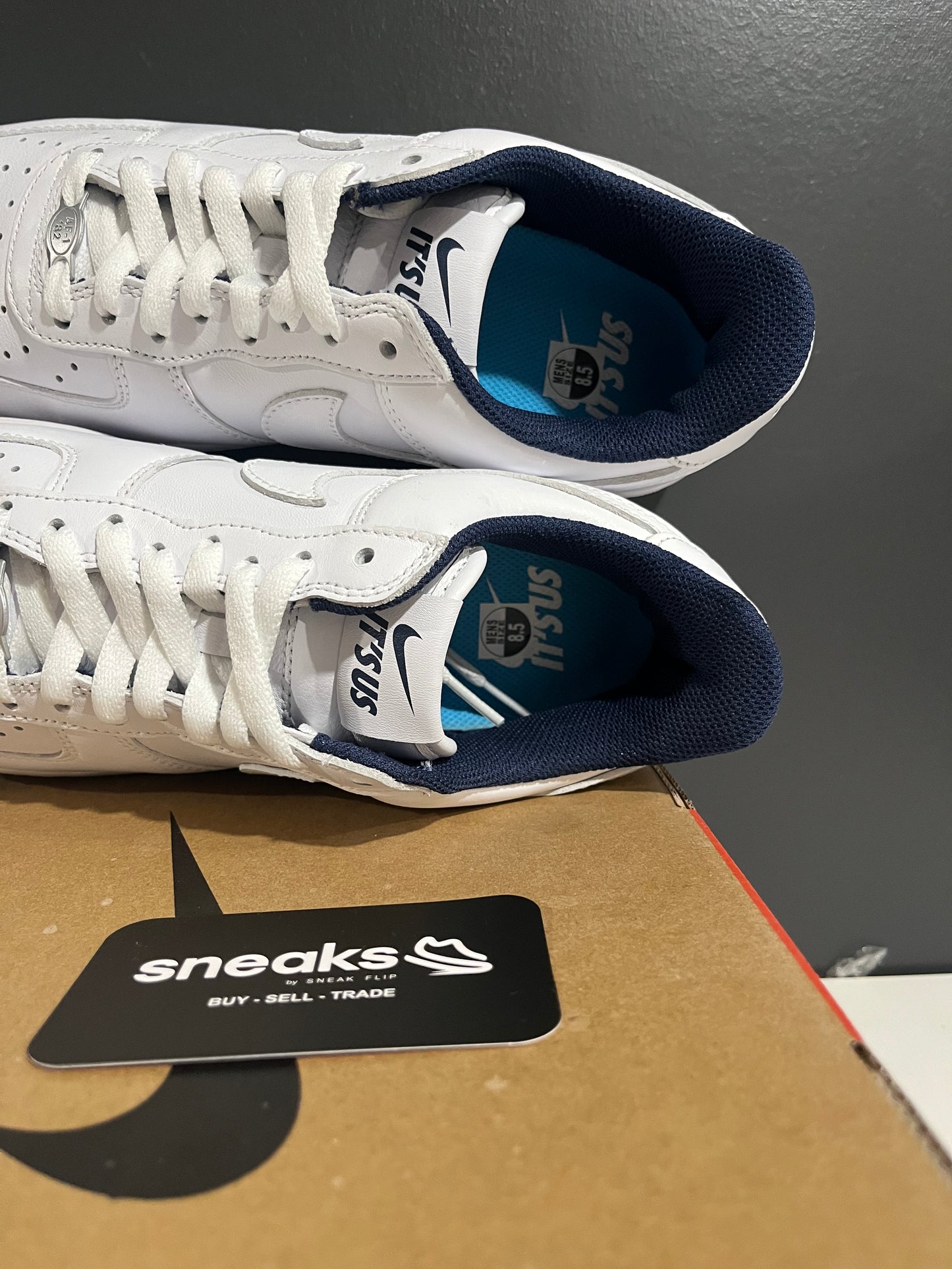 USED Lil Yachty x Air Force 1 Low Concrete Boys IB5720-100 SIZE 10M OG ALL