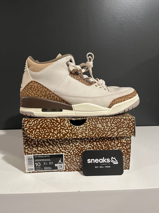 USED Air Jordan 3 Retro Palomino CT8532-102 SIZE 10M OG ALL AG25-336