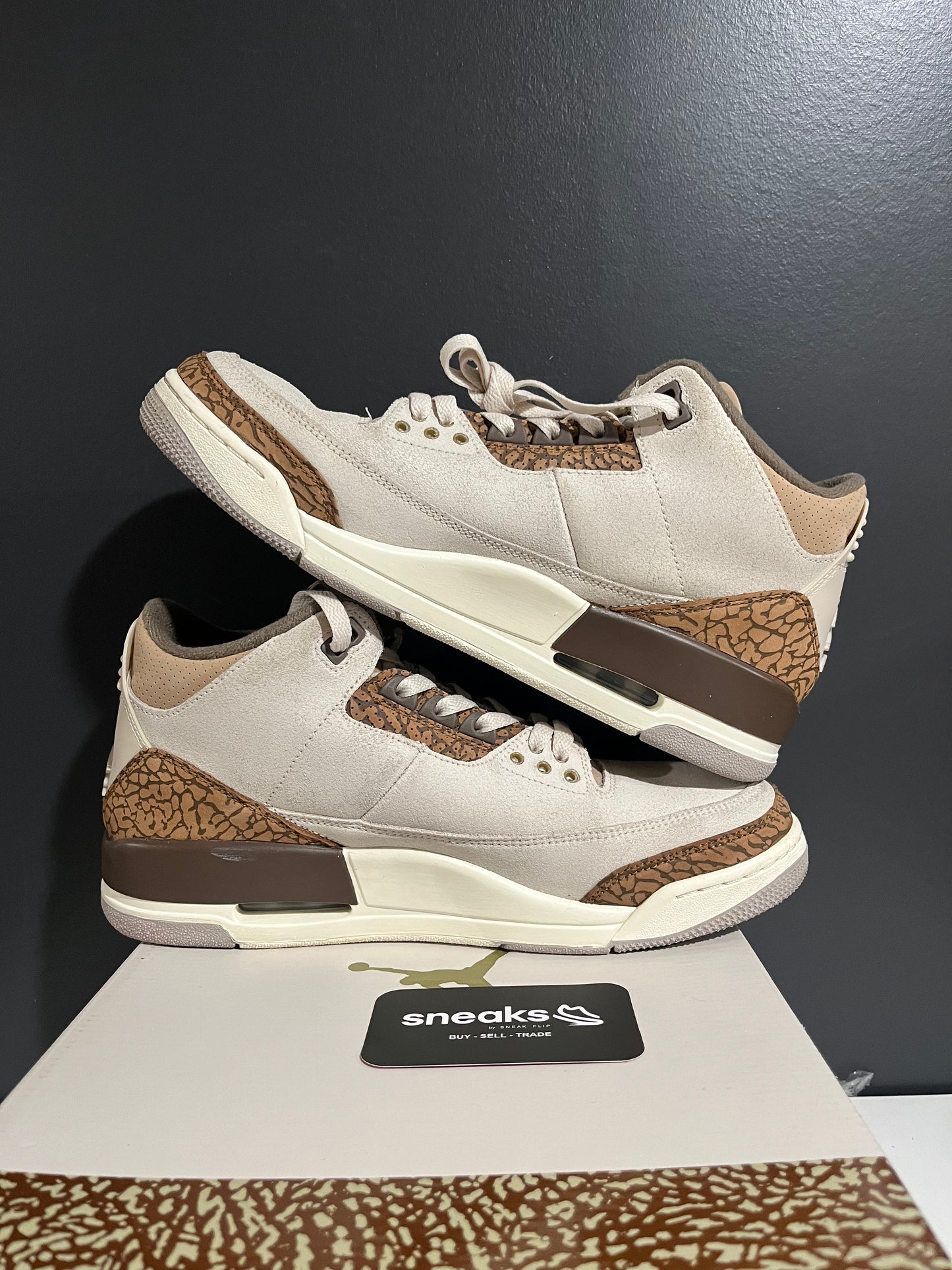 USED Air Jordan 3 Retro Palomino CT8532-102 SIZE 10M OG ALL AG25-336