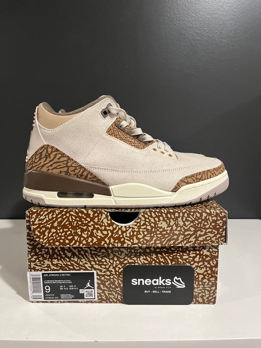 USED Air Jordan 3 Retro Palomino CT8532-102 SIZE 9M OG ALL AG25-334