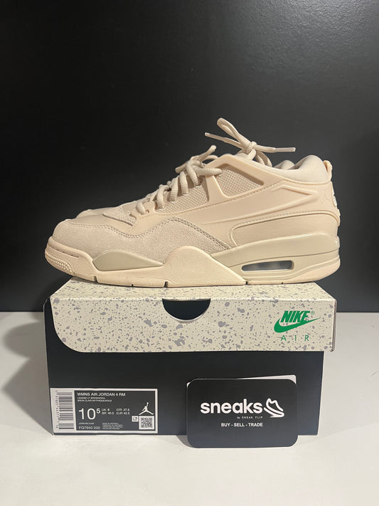 USED Wmns Air Jordan 4 RM Legend Light Brown FQ7940-200 SIZE 9M OG ALL