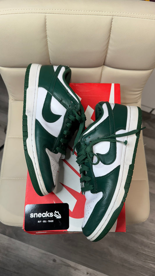 Dunk Low Michigan State DD1391-101 USED SIZE 7.5M