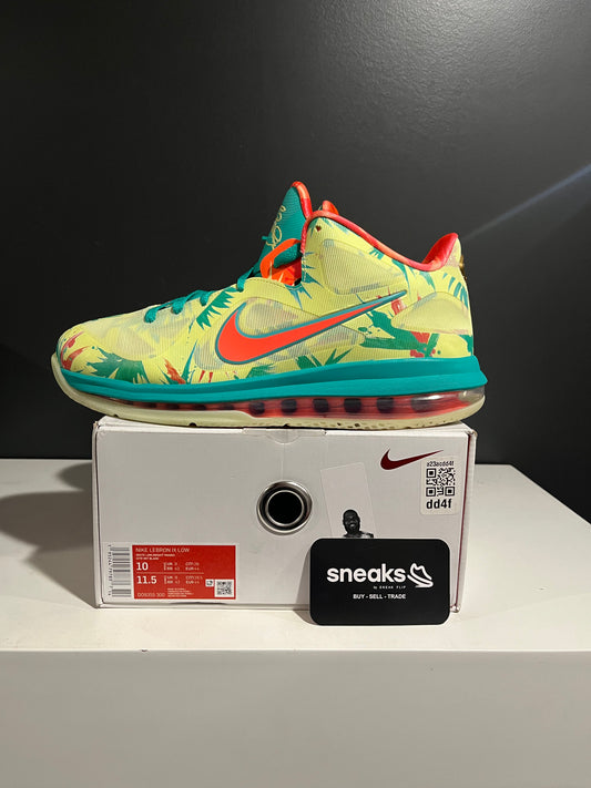 USED LeBron 9 Low LeBronold Palmer DO9355-300 SIZE 10M OG ALL AG25-278