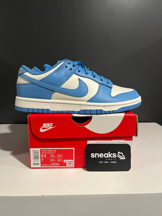 USED Wmns Dunk Low Coast DD1503-100 SIZE 7M OG ALL