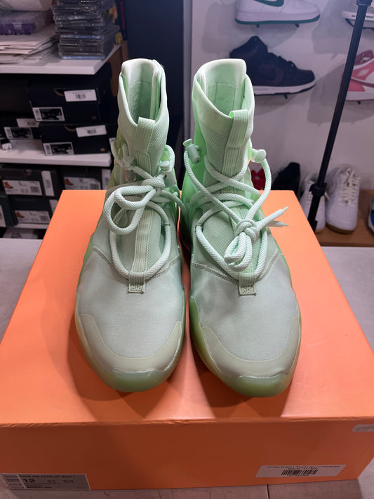 Nike Air Fear Of God 1 Frosted Spruce AR4237-300 USED SIZE 12M