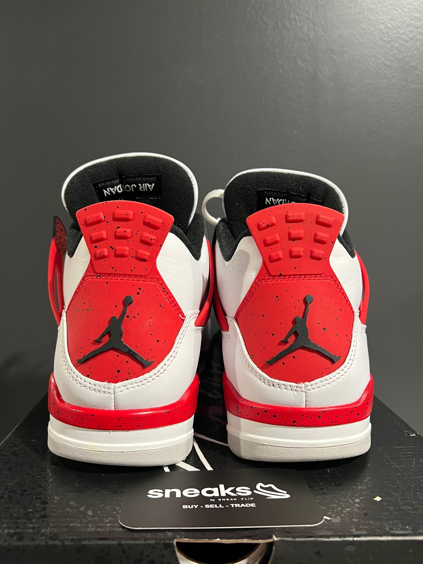 USED Air Jordan 4 Retro Red Cement DH6927-161 SIZE 11M OG ALL SP25-103