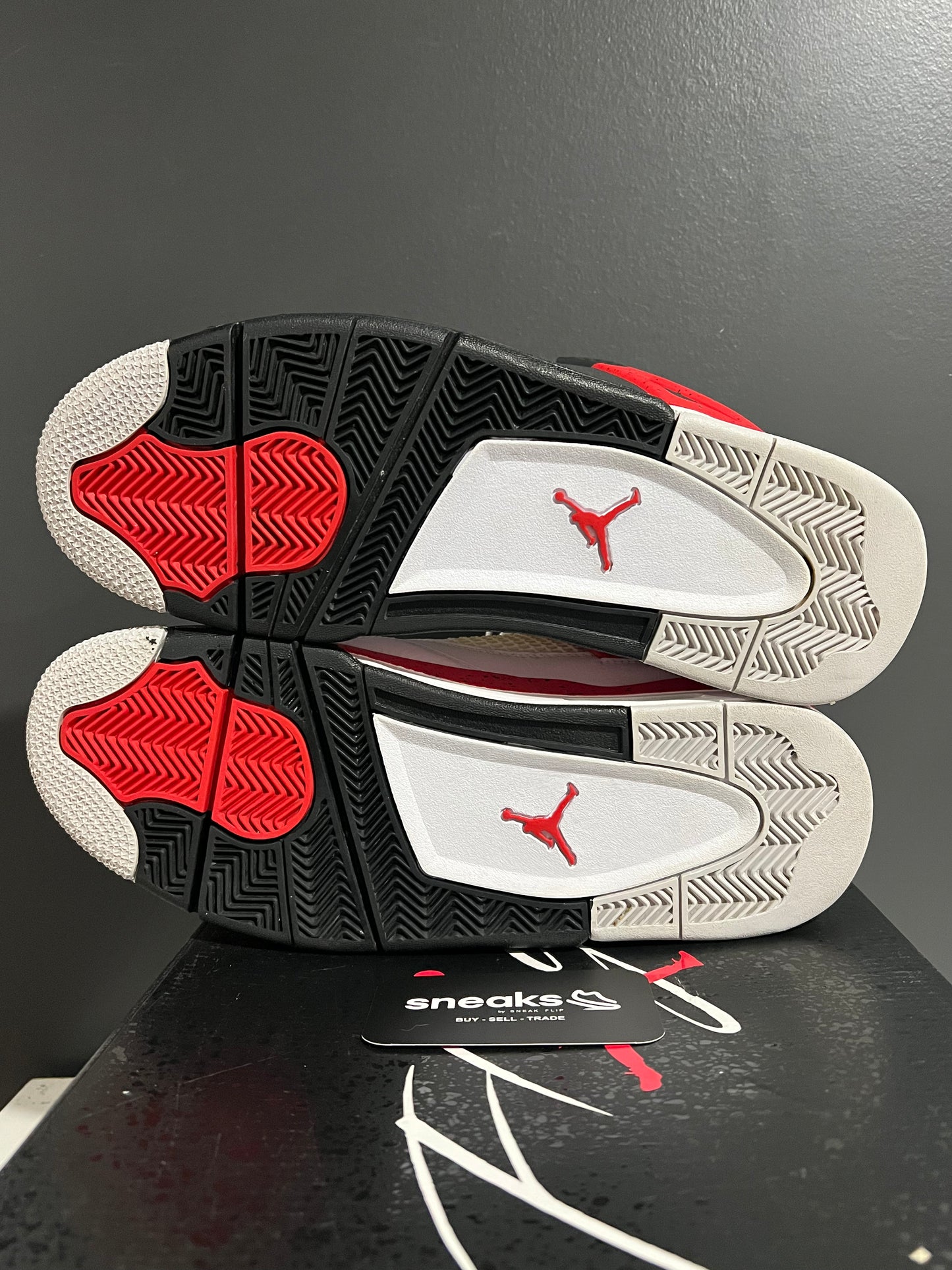 USED Air Jordan 4 Retro Red Cement DH6927-161 SIZE 11M OG ALL SP25-103