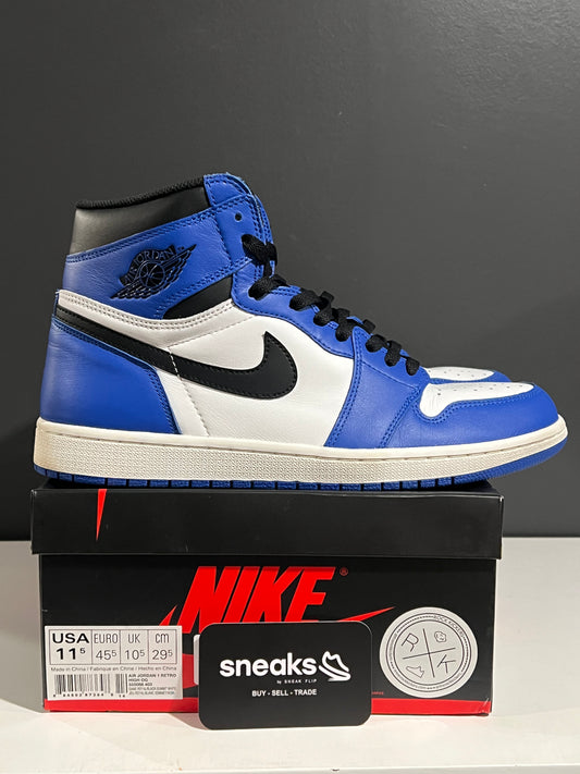 USED Air Jordan 1 Retro High OG Game Royal 555088-403 SIZE 11.5M OG ALL SP25-092