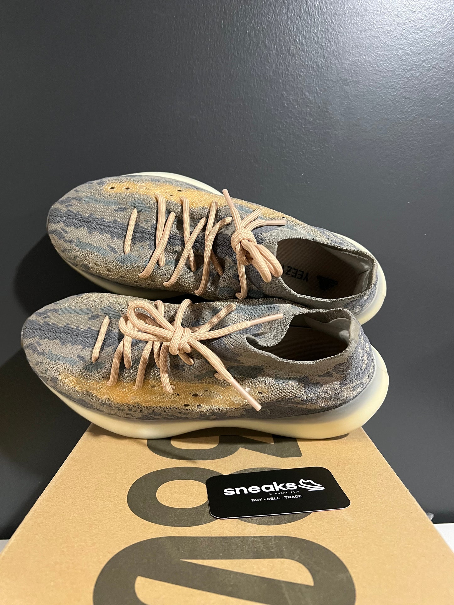 USED Yeezy Boost 380 Mist Non-Reflective FX9764 SIZE 10M OG ALL AG25-270