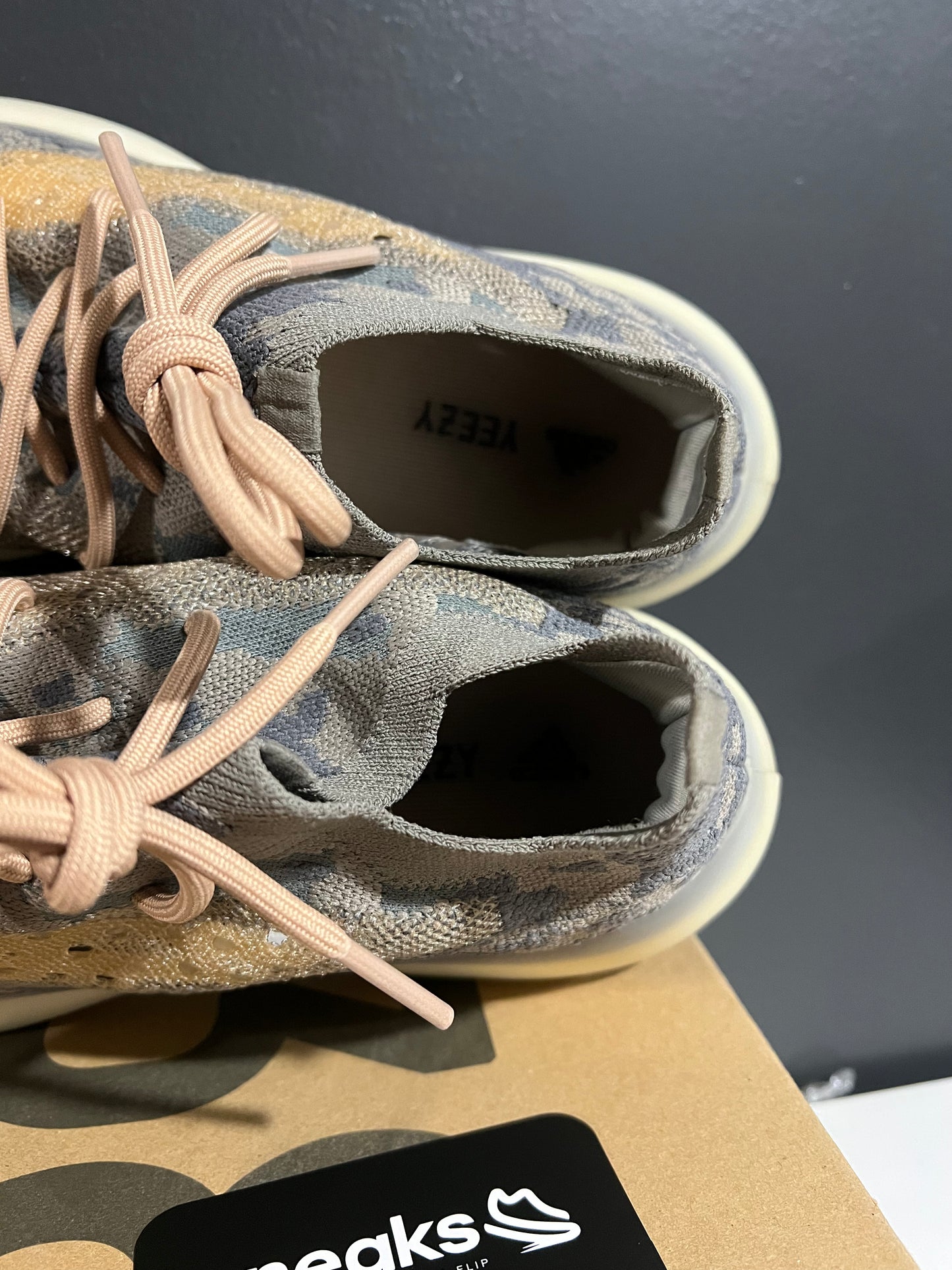 USED Yeezy Boost 380 Mist Non-Reflective FX9764 SIZE 10M OG ALL AG25-270