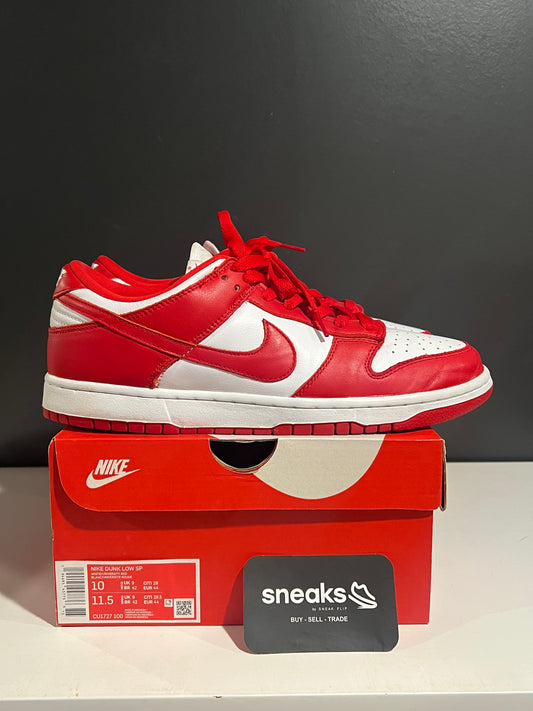 USED Dunk Low Retro SP St. John's 2020 CU1727-100 SIZE 10M OG ALL AG25-24