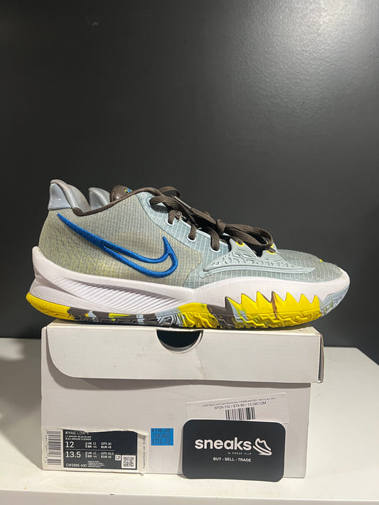 USED Kyrie Low 4 Light Armory Blue CW3985-400 SIZE 12M OG ALL SP25-152