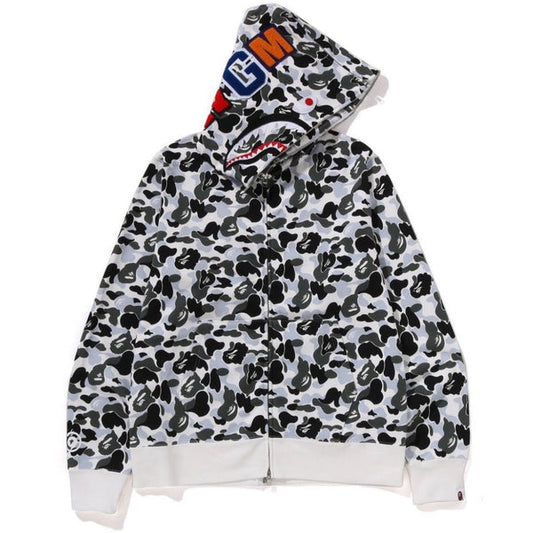NEW Bape Kyoto Store Exclusive Full Zip Camo Shark Hoodie 2024