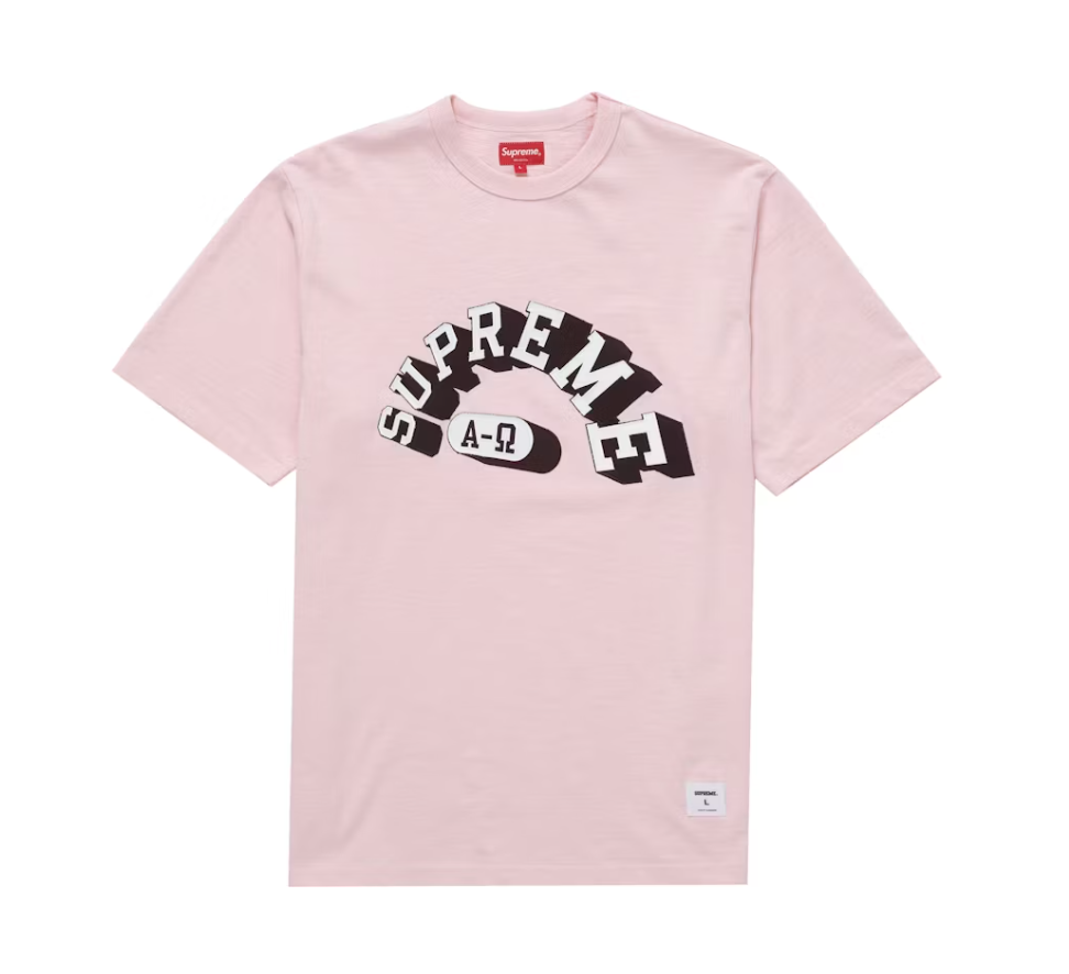 Supreme Alpha Omega Short-Sleeve Top Dusty Pink