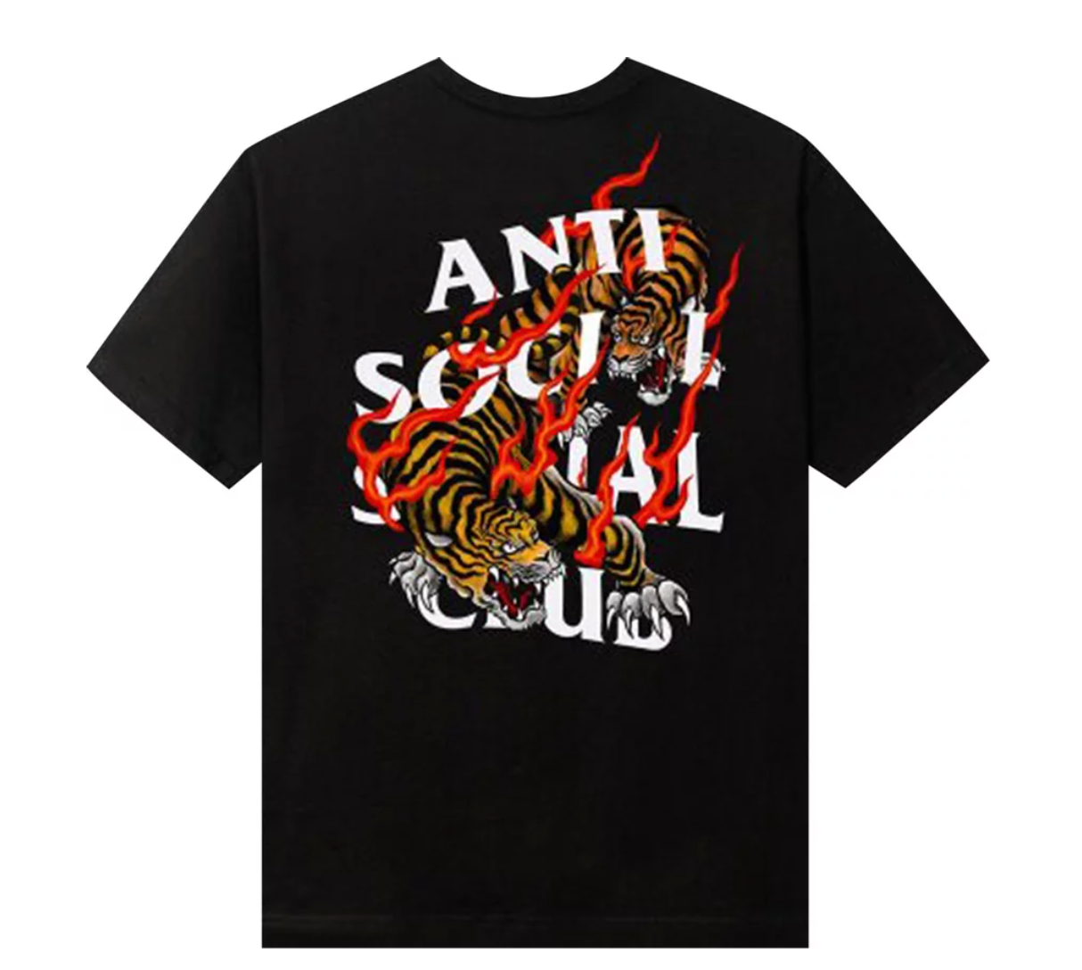 Anti Social Social Club Tiger Blood T-Shirt Black