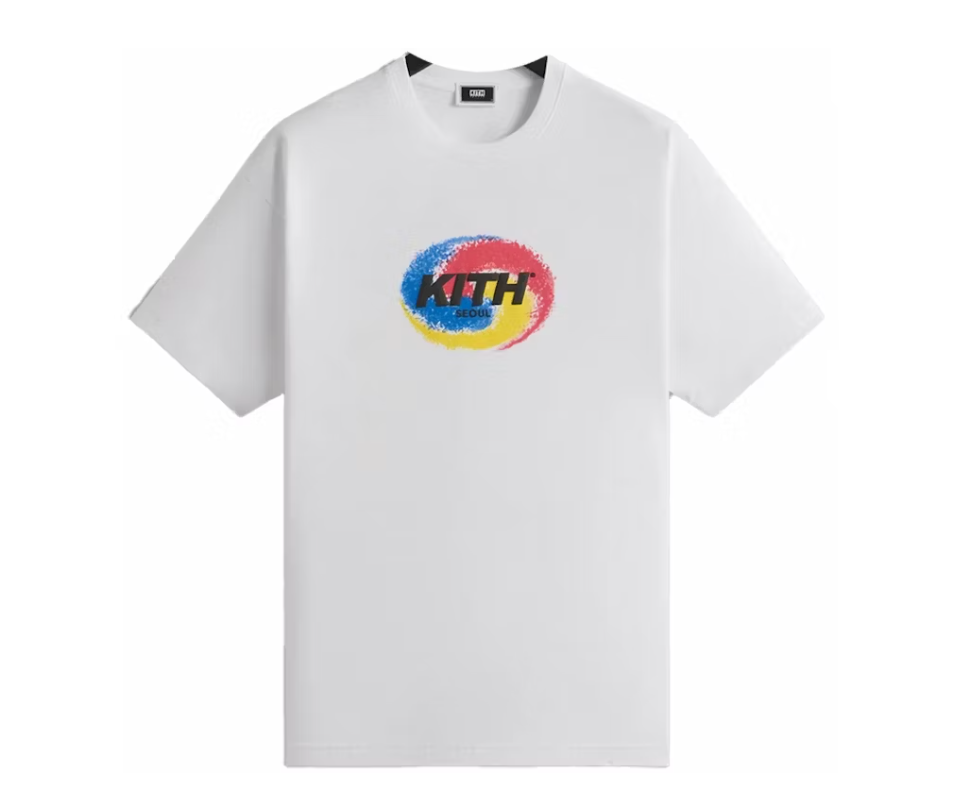 Kith Seoul Spiral Vintage Tee-White