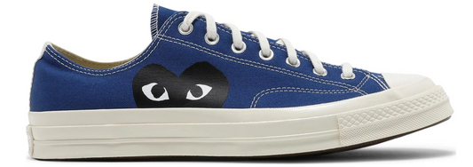 Comme des Garçons PLAY x Chuck 70 Low Blue Quartz 71848C NO BOX