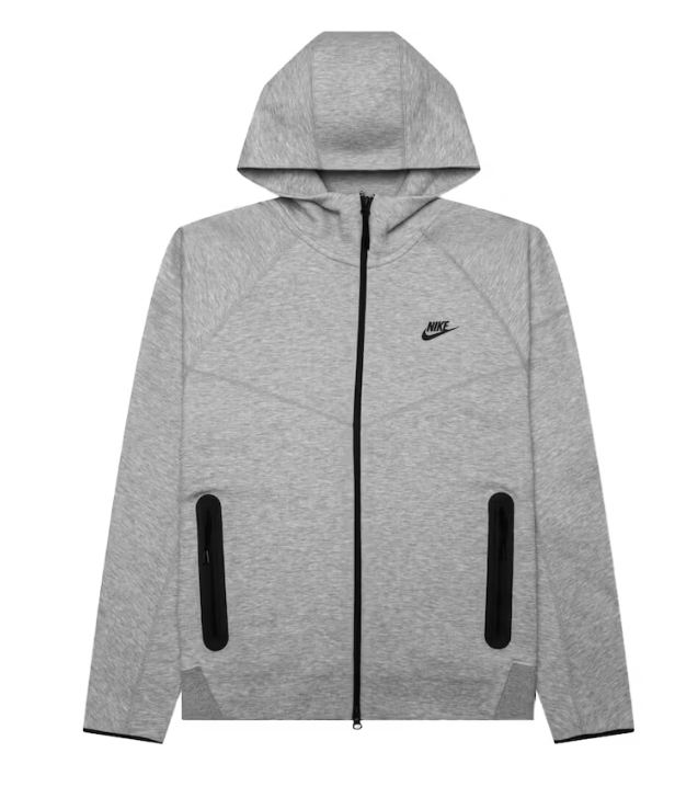 Nike Sportswear Tech Fleece Windrunner Full-Zip Hoodie Dark Grey Heather/Black FB7921-063
