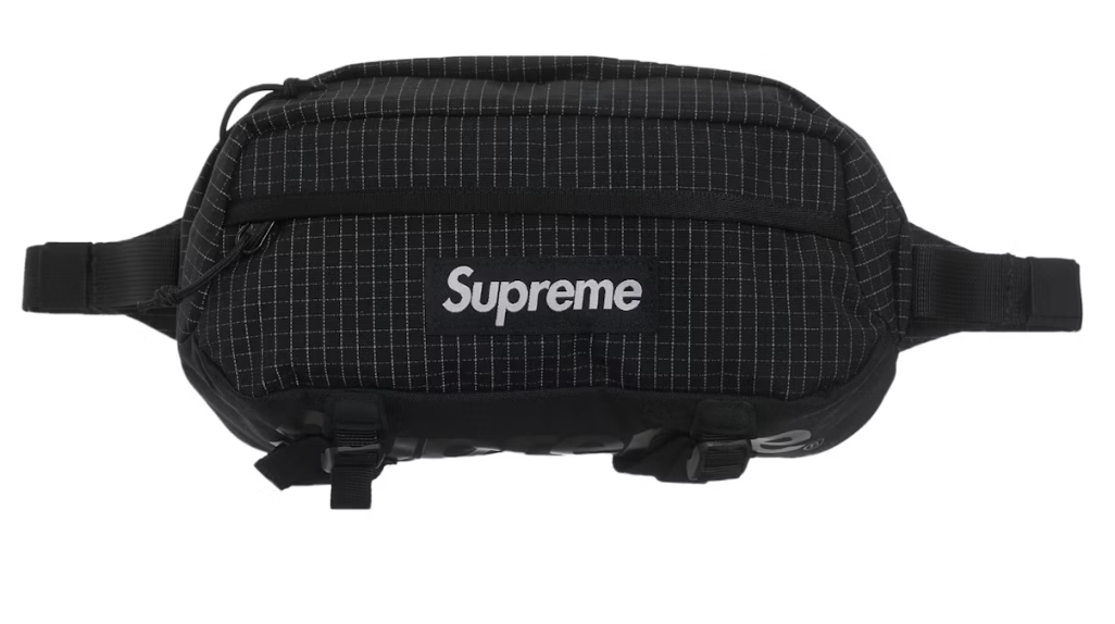 Supreme Waist Bag (SS24) Black 3M Reflective