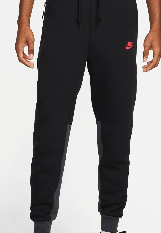 Nike Sportswear Tech Fleece Men's Joggers Black/Light Crimson FB8002-013