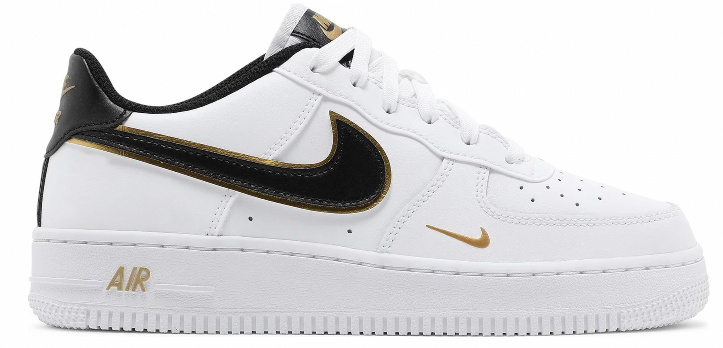 Air Force 1 07 LV8 Metallic Swoosh Pack White Metallic Gold DM3322-100